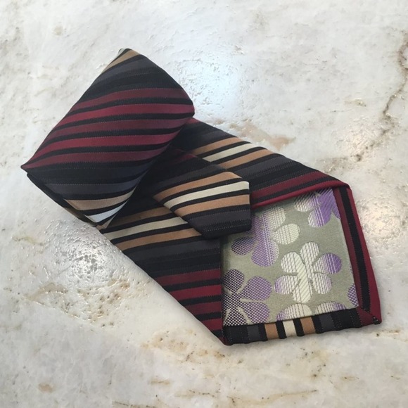 ROBERT VILLINI COUTURE SILK TIE - Picture 7 of 7